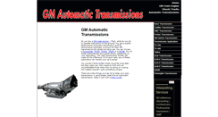 Desktop Screenshot of gmautomatictransmissions.com